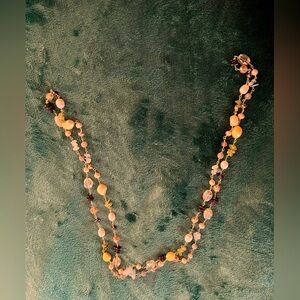 Gemstone beaded necklace